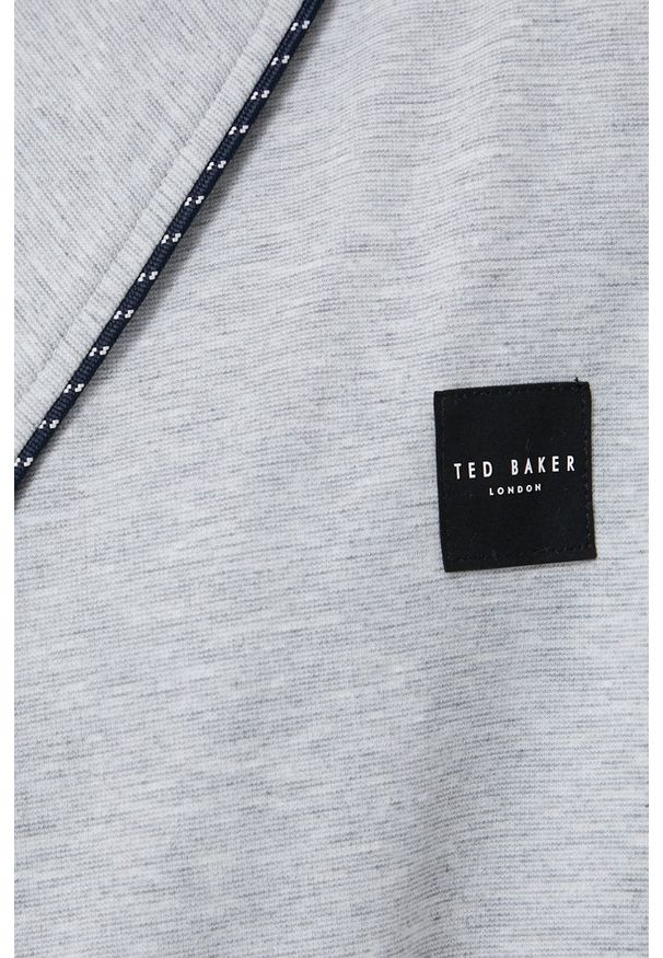 Ted Baker - Szlafrok. Kolor: szary. Materiał: dzianina