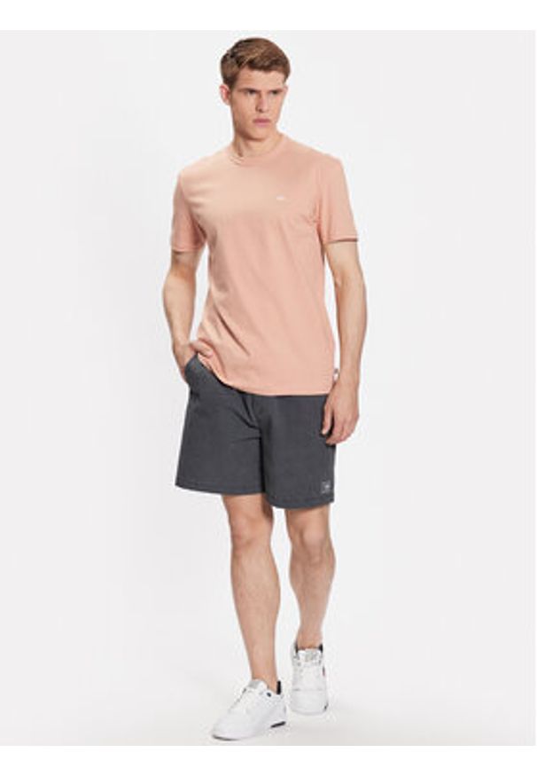 Quiksilver T-Shirt Essentials EQYKT04092 Pomarańczowy Regular Fit. Kolor: pomarańczowy. Materiał: bawełna