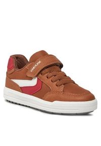 Geox Sneakersy J Arzach Boy J454AA 0FUME C0056 S Brązowy. Kolor: brązowy