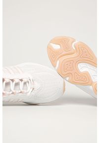 adidas Originals - Buty Haiwee W. Nosek buta: okrągły. Zapięcie: sznurówki. Kolor: biały. Materiał: syntetyk, materiał, zamsz, guma. Szerokość cholewki: normalna. Obcas: na obcasie. Wysokość obcasa: niski #2