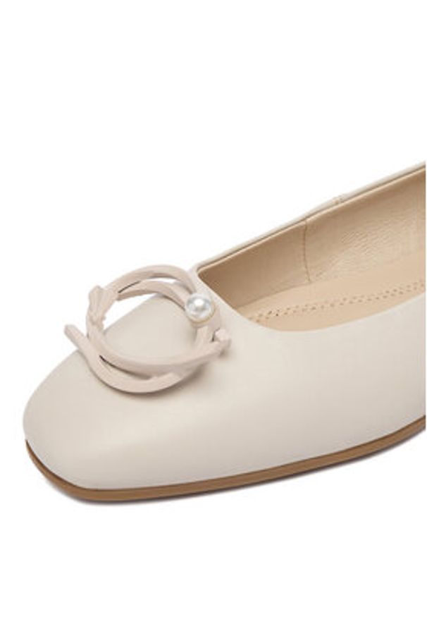 Lasocki Baleriny CEO-RST-ROMI-89 Beżowy. Kolor: beżowy. Materiał: skóra