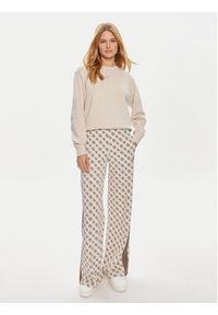 Guess Bluza W4YQ17 KC8I0 Beżowy Regular Fit. Kolor: beżowy. Materiał: bawełna #5