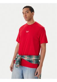 Reebok T-Shirt Branagan RK25561CCM Czerwony Regular Fit. Kolor: czerwony. Materiał: bawełna #1