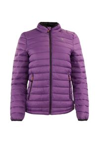 ZUMBA WEAR - Damska kurtka przejściowa Athl. Riese - Styl i komfort na jesień. Kolor: fioletowy. Sezon: jesień. Sport: taniec, joga i pilates