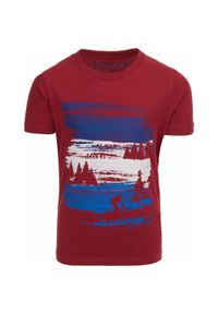 ALPINE PRO - Stylowy T-shirt dla dzieci Alpine Pro ENELO 104-110 - Oddychający i Wygodny. Typ kołnierza: polo. Kolor: różowy. Materiał: bawełna. Styl: elegancki