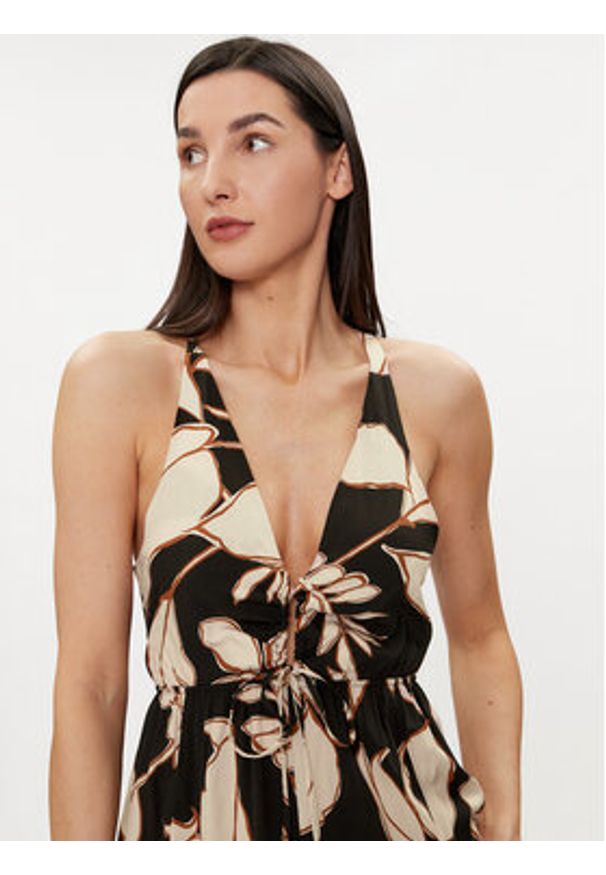 Maaji Sukienka letnia PT1975CLD601 Czarny Regular Fit. Kolor: czarny. Materiał: wiskoza. Sezon: lato