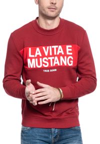 Mustang - BLUZA MUSTANG Ben Cut'nSew 1009165 7194. Wzór: napisy #6