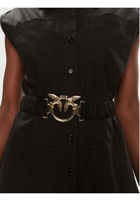 Pinko Sukienka koszulowa Anaceta 103111 A1P4 Czarny Regular Fit. Kolor: czarny. Materiał: bawełna. Typ sukienki: koszulowe #2