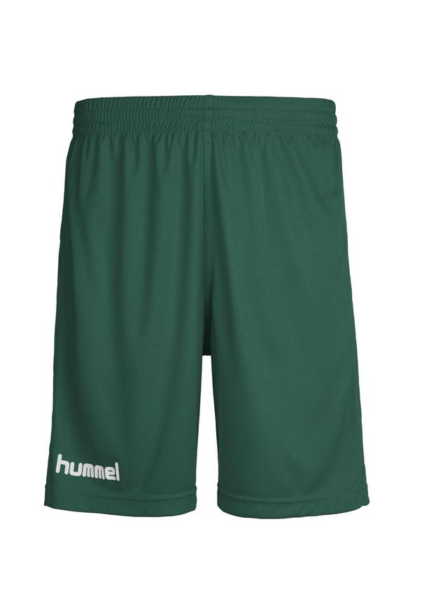 Spodenki sportowe dziecięce Hummel Core Kids Poly Shorts. Kolor: zielony. Styl: sportowy
