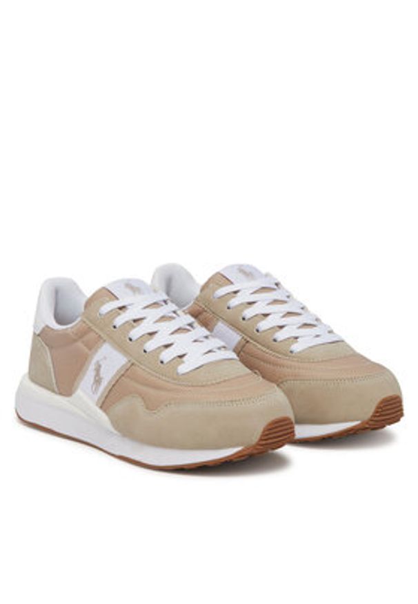 Polo Ralph Lauren Sneakersy Train 89 Sport RL02441272 Beżowy. Kolor: beżowy. Materiał: materiał