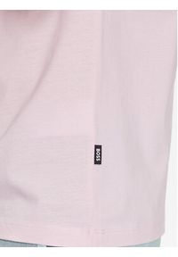 BOSS - Boss T-Shirt 50468395 Różowy Slim Fit. Kolor: różowy. Materiał: bawełna