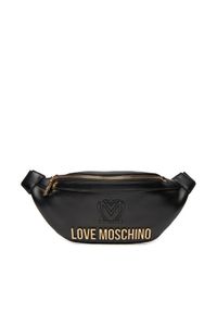 Love Moschino - LOVE MOSCHINO Saszetka nerka JC4363PP0LK1200A Czarny. Kolor: czarny. Materiał: skóra #1