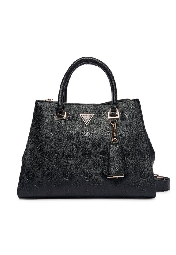 Guess Torebka Cresidia II HWPD98 88070 Czarny. Kolor: czarny. Materiał: skórzane