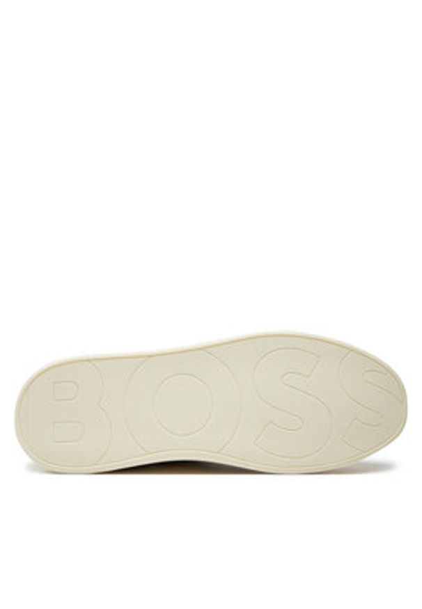 BOSS - Boss Sneakersy Clint Tenn Sdof 50517312 Beżowy. Kolor: beżowy. Materiał: zamsz, skóra