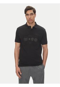 BOSS Polo Percy Heritage 50538111 Czarny Relaxed Fit. Typ kołnierza: polo. Kolor: czarny. Materiał: bawełna