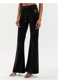 Juicy Couture Spodnie dresowe Rodeo Layla JCBBJ223823 Czarny Regular Fit. Kolor: czarny. Materiał: syntetyk #1