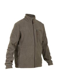 Polar myśliwski SOLOGNAC 300. Kolor: zielony, brązowy, wielokolorowy. Materiał: poliester, materiał #1