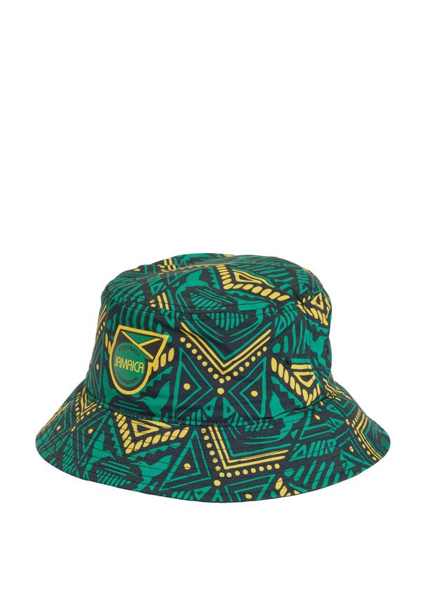 Adidas - Czapka Jamaica Away Bucket. Kolor: biały, wielokolorowy. Materiał: materiał