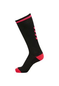 Skarpety sportowe dla dorosłych Hummel Elite Indoor Sock High. Kolor: czarny, różowy, wielokolorowy