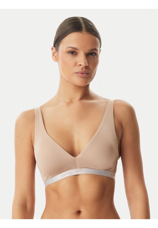 Emporio Armani Underwear Komplet fig brazylijskich EW000404 AF19028 M1186 Brązowy. Kolor: brązowy. Materiał: bawełna