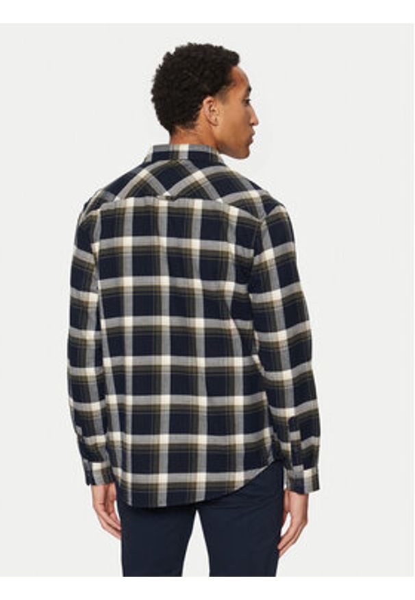 Tommy Jeans Koszula Check Flannel DM0DM20670 Granatowy Regular Fit. Kolor: niebieski. Materiał: bawełna