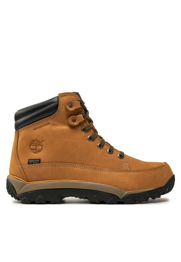 Timberland Trapery Ek Rime Ridge Wp Mid TB12402R2311 Żółty. Kolor: żółty. Materiał: nubuk, skóra