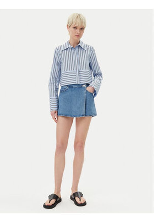 Levi's® Spódnico-szorty A3534-0000 Niebieski Regular Fit. Kolor: niebieski. Materiał: bawełna