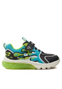 Geox Sneakersy J Ciberdron Boy J45LBA 01454 C0035 S Czarny. Kolor: czarny. Materiał: materiał, mesh