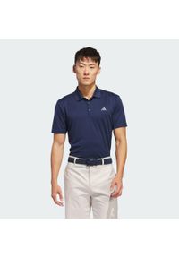 Adidas - Koszulka Adi Performance Polo. Typ kołnierza: polo. Kolor: niebieski. Materiał: materiał. Styl: sportowy