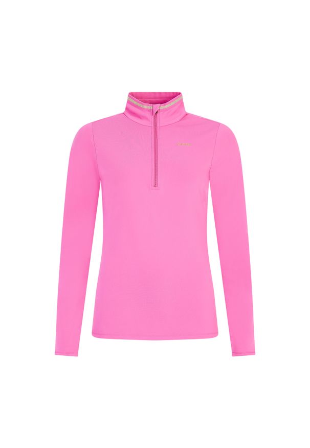 Damski polar Protest Stuff. Kolor: czerwony, wielokolorowy, różowy. Materiał: polar