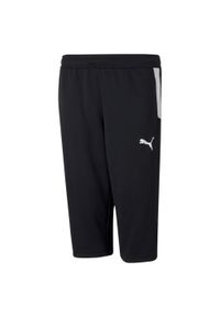Spodnie dziecięce 3/4 Puma Team Liga Training. Kolor: czarny, wielokolorowy, biały. Sport: fitness, piłka nożna #1