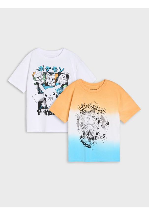 Sinsay - Koszulki 2 pack Pokémon - wielobarwny