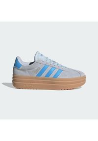 Adidas - Buty VL Court Bold. Kolor: szary, niebieski, wielokolorowy. Obcas: na platformie. Sport: turystyka piesza