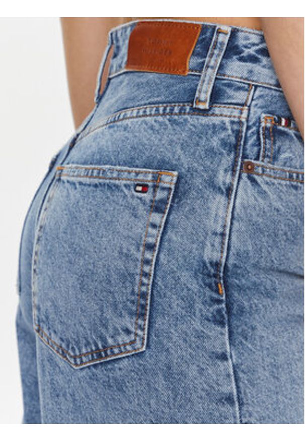 TOMMY HILFIGER - Tommy Hilfiger Jeansy WW0WW39634 Niebieski Wide Leg. Kolor: niebieski