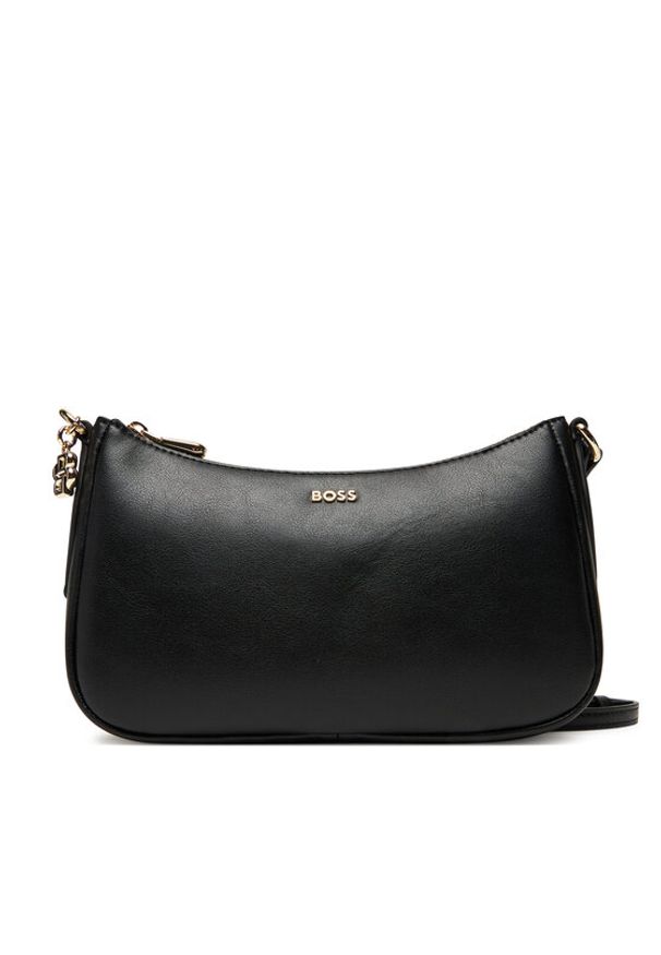 BOSS Torebka 50547773 Czarny. Kolor: czarny. Materiał: skórzane