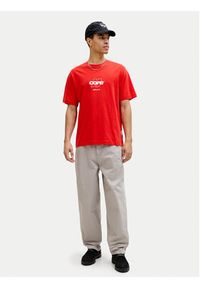 Jack & Jones T-Shirt Club 12289868 Czerwony Relaxed Fit. Kolor: czerwony. Materiał: bawełna #2