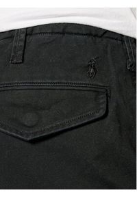 Polo Ralph Lauren Spodnie materiałowe Cargo 710835172001 Czarny Slim Fit. Kolor: czarny. Materiał: bawełna