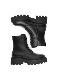 Badura Trapery EO-AMORA-5033-25 Czarny. Kolor: czarny. Materiał: skóra