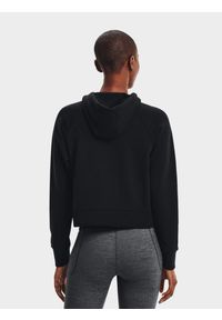 Under Armour - Bluza fitness damska UNDER ARMOUR Rival Fleece Mesh z kapturem. Typ kołnierza: kaptur. Kolor: niebieski. Materiał: mesh. Sport: fitness