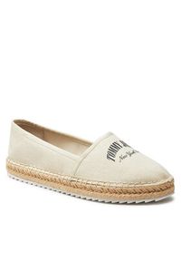 Tommy Jeans Espadryle Tjw Varsity Espadrille EN0EN02470 Beżowy. Kolor: beżowy. Materiał: materiał #6
