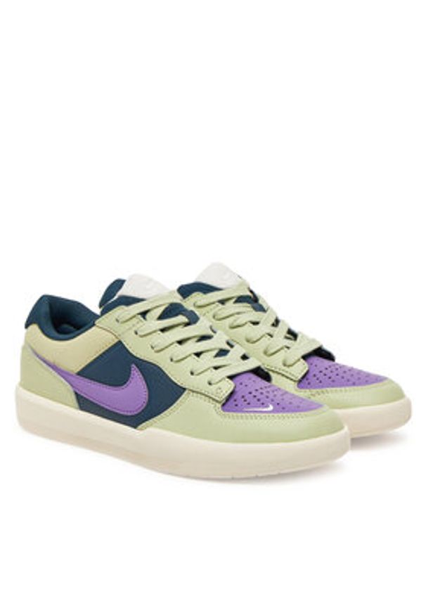 Nike Sneakersy Sb Force 58 Prm L DV5476 300 Zielony. Kolor: zielony. Materiał: skóra
