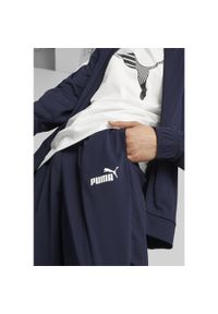 Puma - Męski strój bejsbolowy Tricot PUMA Navy Blue. Kolor: biały, czarny, niebieski, wielokolorowy. Materiał: dresówka