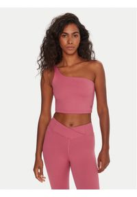 Reebok Biustonosz sportowy Addison RK25187CCW Różowy. Kolor: różowy. Materiał: syntetyk