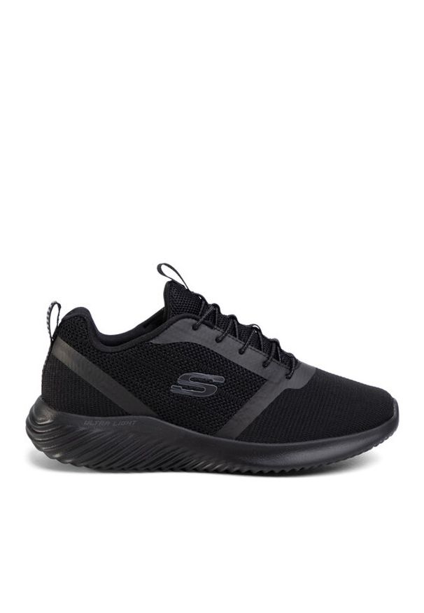 skechers - Skechers Sneakersy Bounder 52504/BBK Czarny. Kolor: czarny. Materiał: materiał