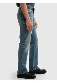 Big-Star - Jeansy męskie z przetarciami niebieskie Colt Workwear 374. Kolor: niebieski. Sezon: zima, jesień. Styl: retro #5