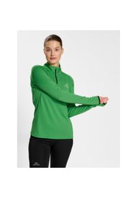 NewLine - Bluza damska 1/2 zip z długim rękawem Newline Phoenix. Kolor: zielony. Długość rękawa: długi rękaw. Długość: długie