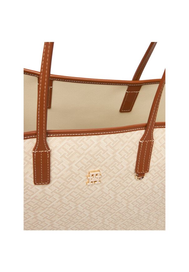 TOMMY HILFIGER - Torebka Tommy Hilfiger. Kolor: beżowy