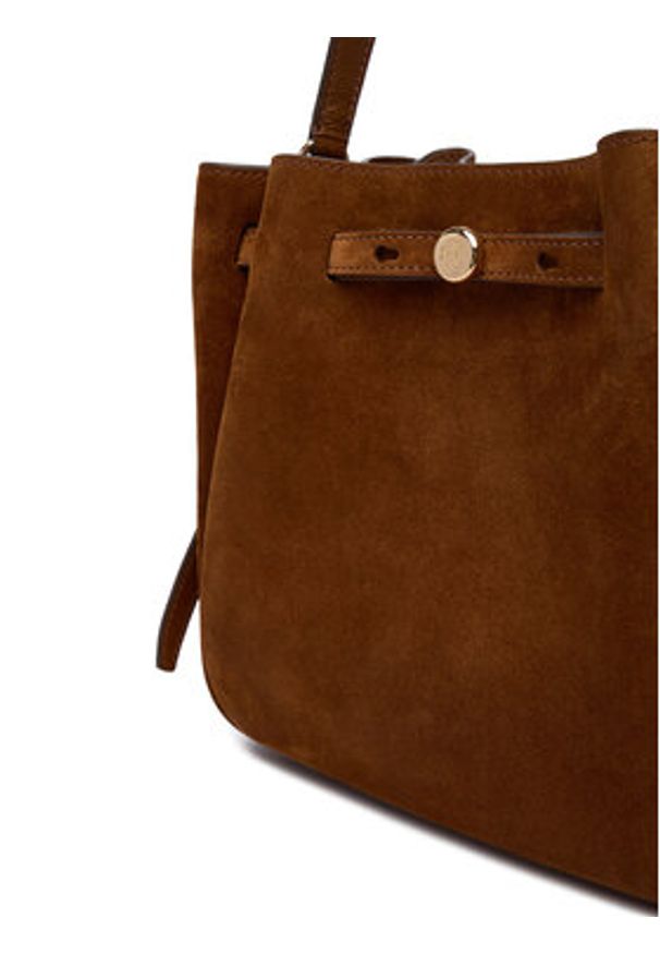 Tory Burch Torebka Romy 174221 Brązowy. Kolor: brązowy. Materiał: skórzane, zamszowe
