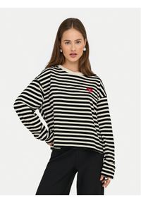 only - ONLY Bluzka Livina 15359682 Czarny Regular Fit. Kolor: czarny. Materiał: bawełna