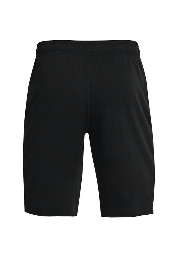 Spodnie treningowe męskie Under Armour Rival Terry Shorts. Kolor: czarny, biały, wielokolorowy. Materiał: bawełna, materiał. Sport: fitness